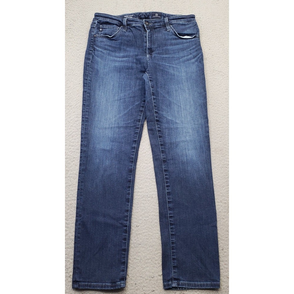 Adriano Goldschmied Prima Cigarette Ankle Jeans Womens 30 Blue Denim Regular Fit